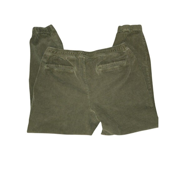 GAP MENS CORDUROY OLIVE GREEN JOGGERS SZ XL Tall - Picture 2 of 7
